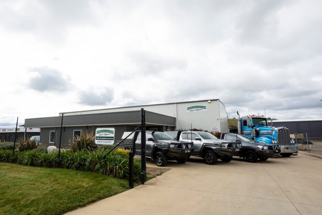 The workshop on Colliers Avenue